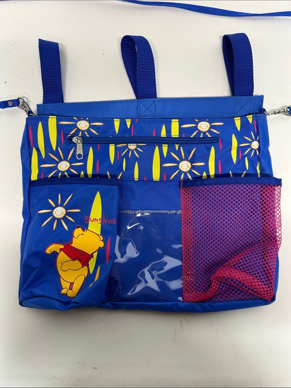 Disney Winnie the Pooh beach chair organizer bag